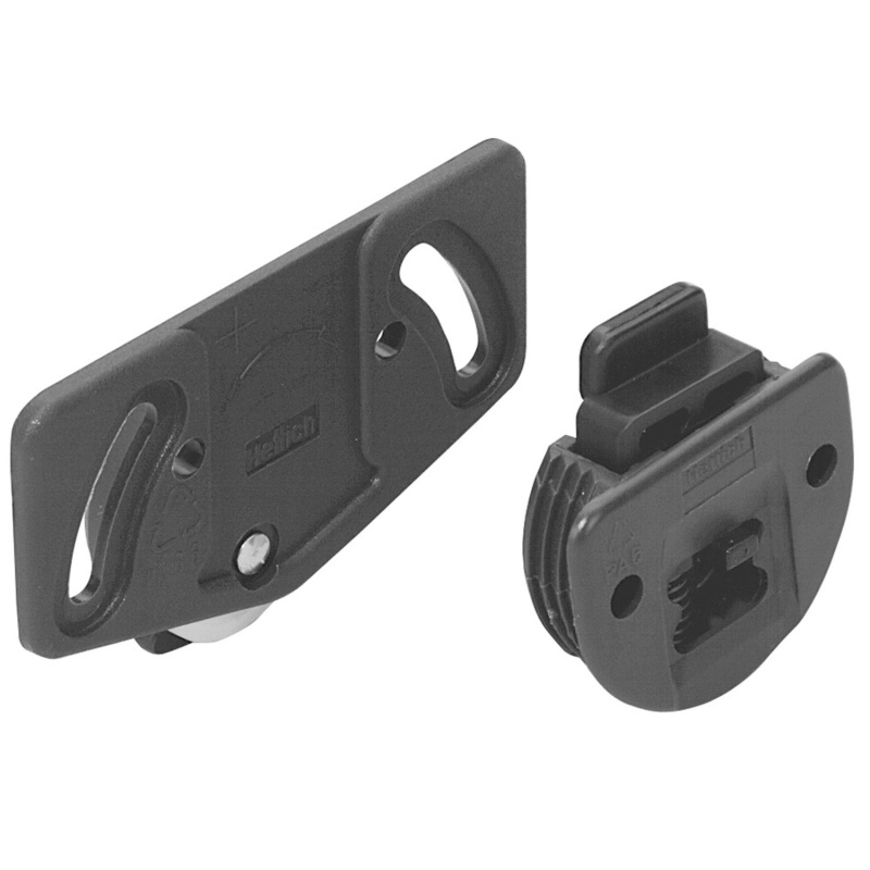 Montážní sada SlideLine 55 pro jedny dveře 12 kg plast hnědý