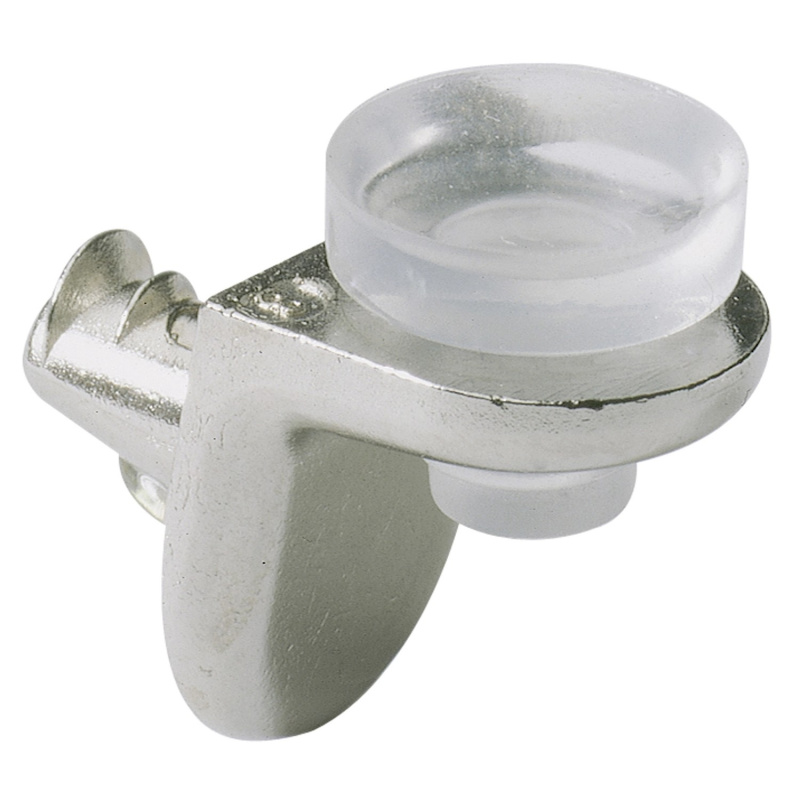 Hettich Nosník skleněných polic Sekura, 5 mm, poniklovaný