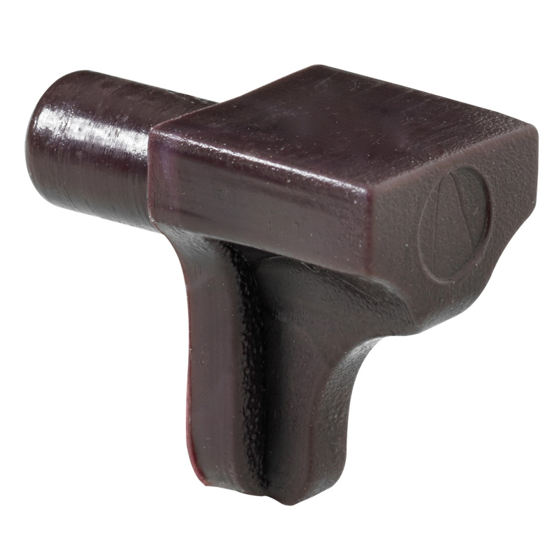 Hettich Policový nosník, hnědý plast, 5 mm