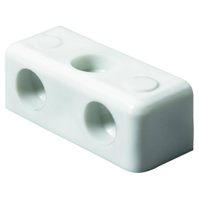 Hettich Rohový spojovací kvádr, 10 ks, bílý, 12 x 12 x 35 mm