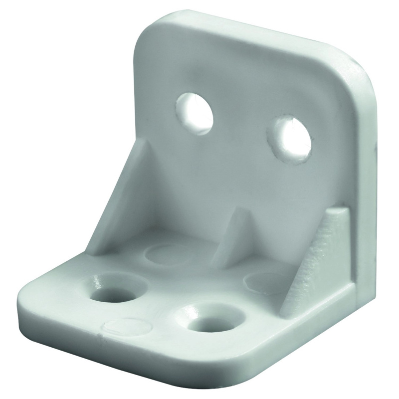 Hettich Rohová spojka, bílá, 4 ks, 30 x 30 x 30 mm