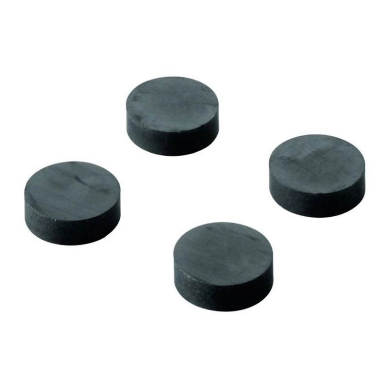 Hettich Magnet na nástěnku, černý, 8 ks, 18 mm