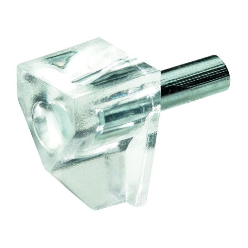 Hettich Pojistný držák police 4 mm, průhledný pozinkovaný, 20 ks