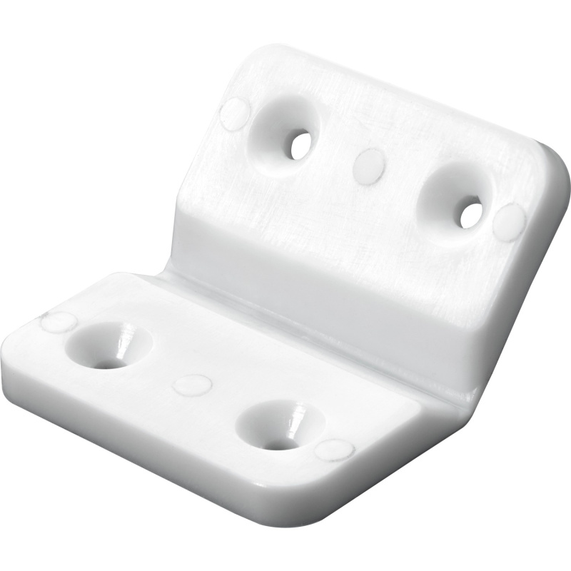 Hettich Rohová spojka 40 mm x 50 mm bílý plast, 1 ks