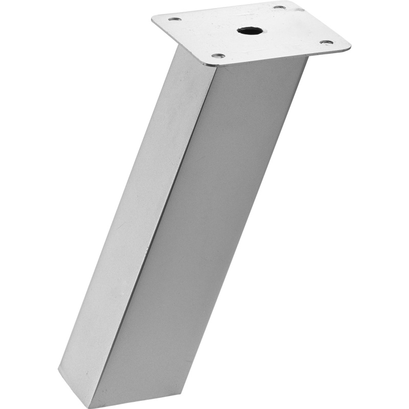 Hettich Pultová konzola hranatá 165 mm x 40 mm x 40 mm ocel vzhled hliníku, 2 ks