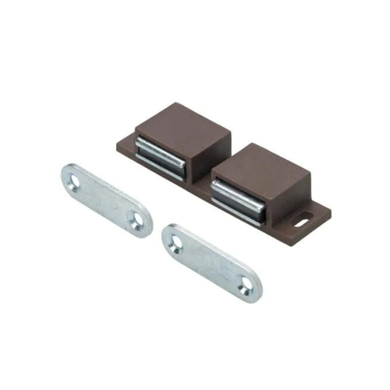 Hettich Dvojitý nábytkový magnet 2x 3 kg, hnědý