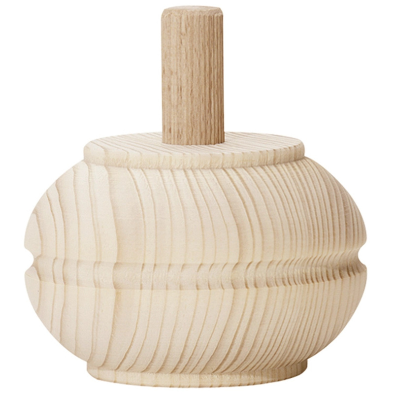 Hettich Nábytková noha koule smrk, pr. 90 x 60 mm