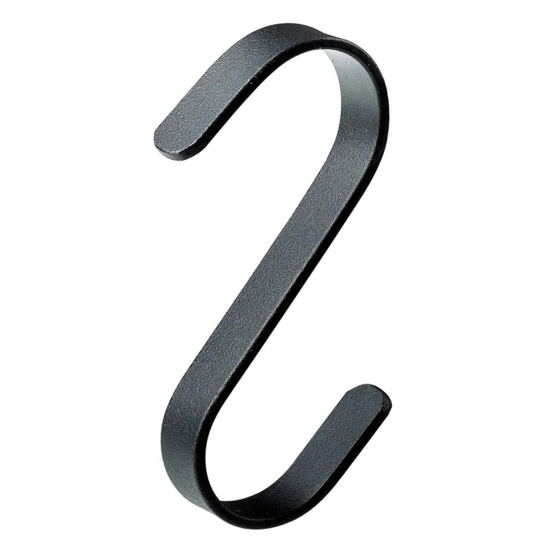 Hettich Háček CLASSIC z oceli, černý 75 x 10 x 65 mm, 4 ks