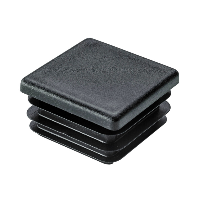 Hettich Zatlačovací kluzné podložky pro hranaté nohy, černé, 4 ks, 40 x 40 cm