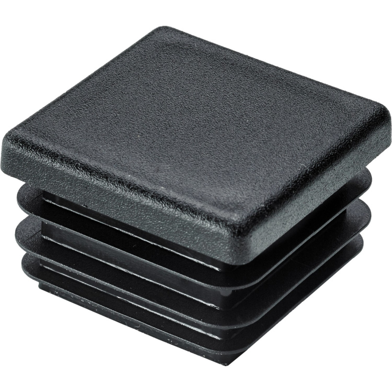 Hettich Kluzák k zasunutí do čtverhranné trubky plast černý 30 x 30 mm, 4 ks