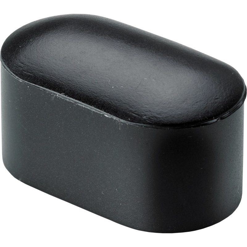 Hettich Plastová krytka na nožičky na oválné trubky 38 mm x 20 mm černá, 4 ks