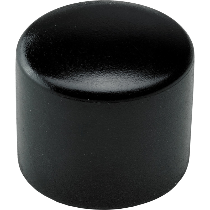 Hettich Krytka na nožičky na kulaté trubky průměr 25 mm plastová černá, 4 ks