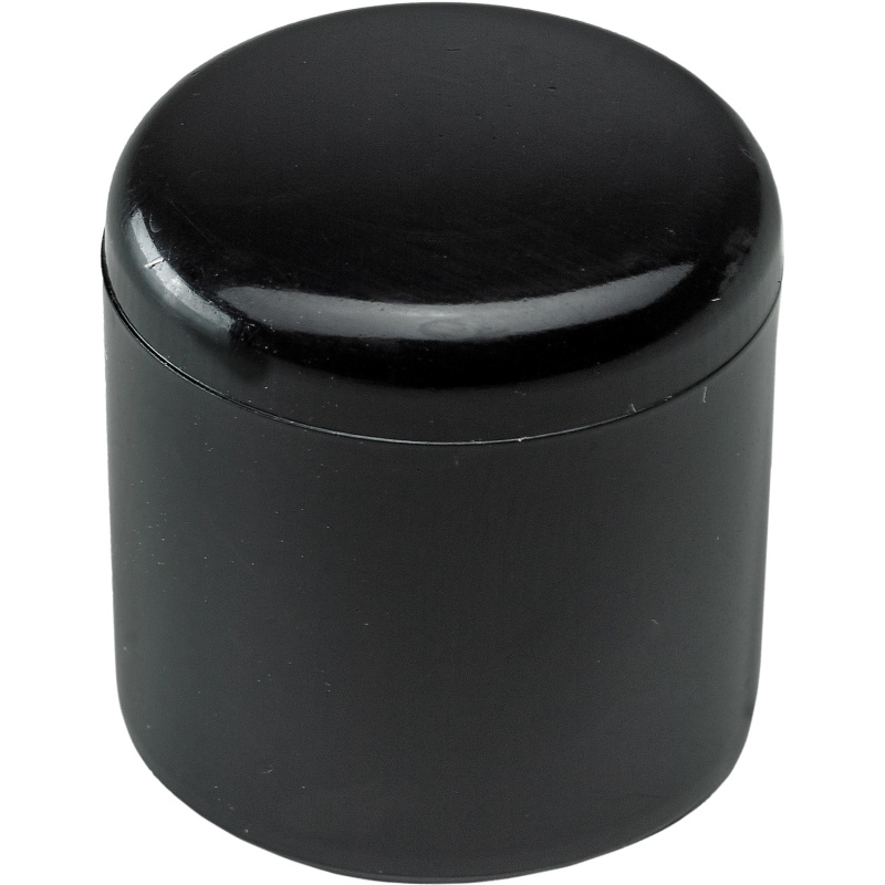 Hettich Krytka na nožičky na kulaté trubky průměr 18 mm plastová černá, 4 ks