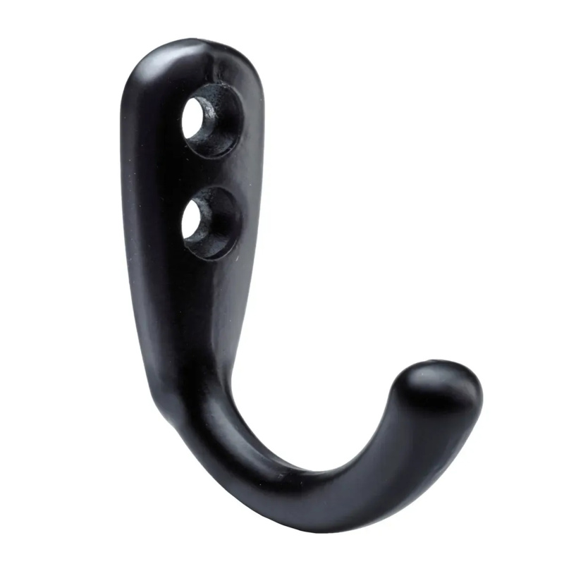 Hettich Háček CLASSIC z tlakově litého zinku, černý, 54 x 19 x 48 mm