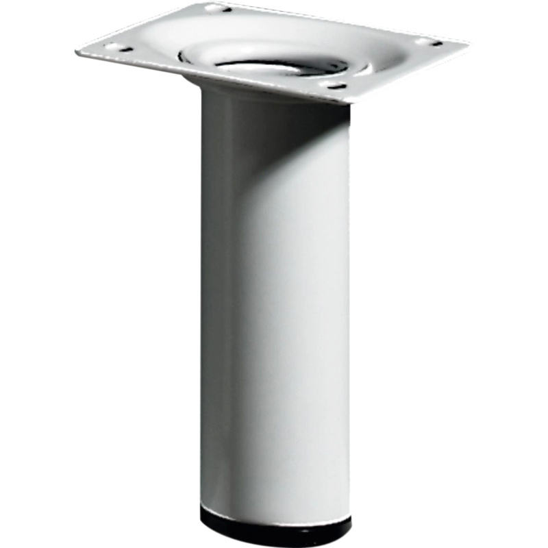 Hettich Nábytková noha kulatá, bílá, pr. 30 x 100 mm