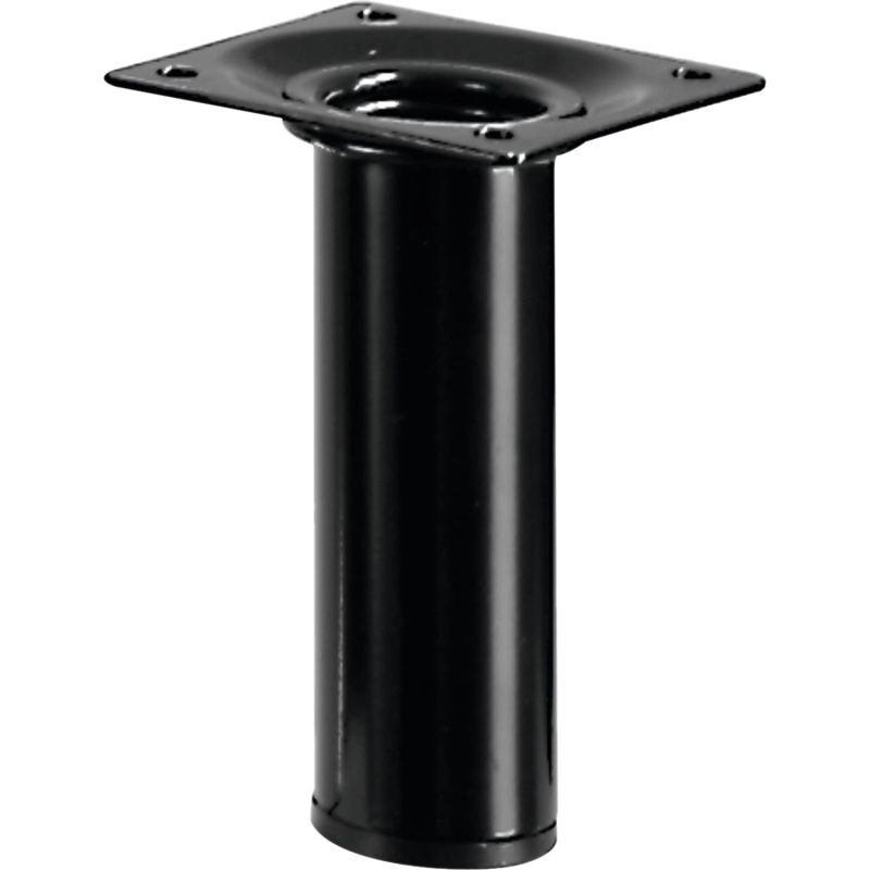 Hettich Nábytková noha kulatá, černá, pr. 30 x 100 mm