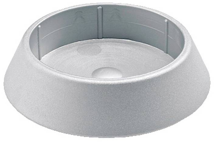 Hettich Plastová krytka nábytkových noh, stříbrná, pr. 60 mm
