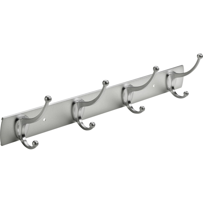 Hettich Věšáková lišta, 4 háky, matný chrom