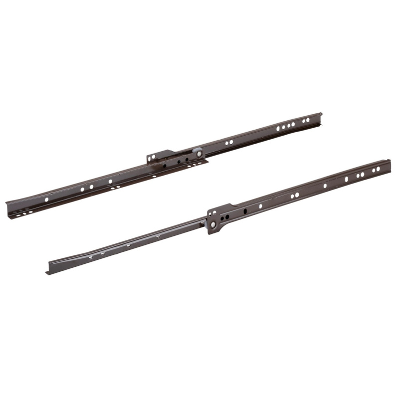 Hettich Částečný rolničkový výsuv FR 302, 15 kg, hnědá, 450 mm