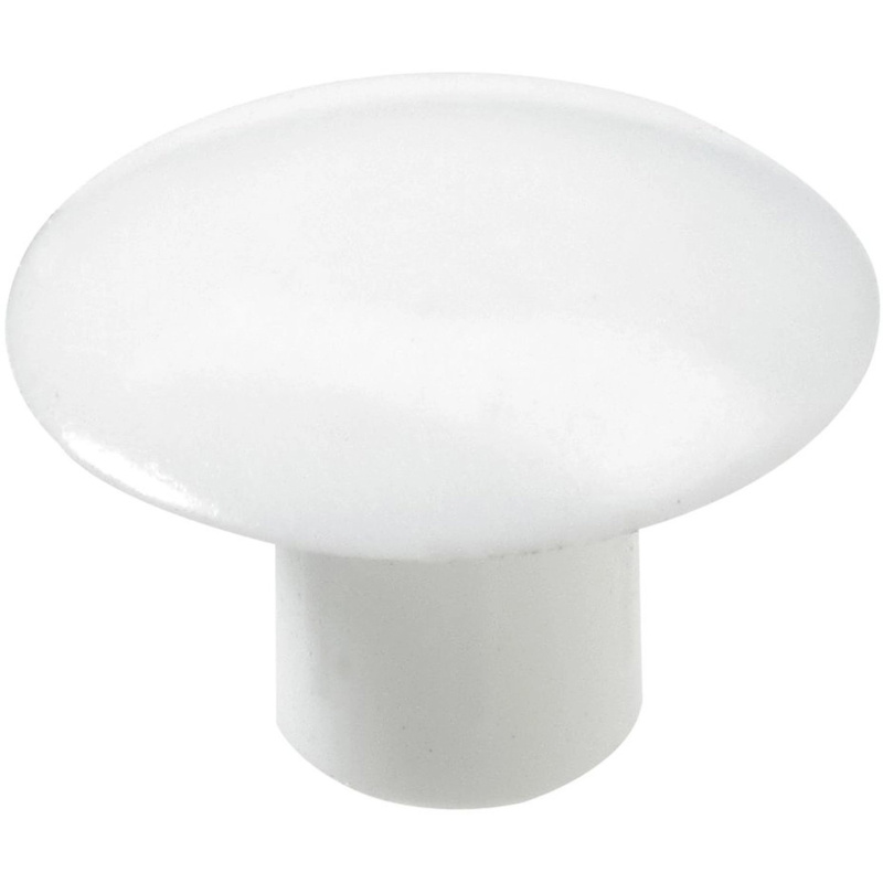 Hettich Krytka zatlačovací, plast, bílá, 20 ks, pr. 6/12 mm