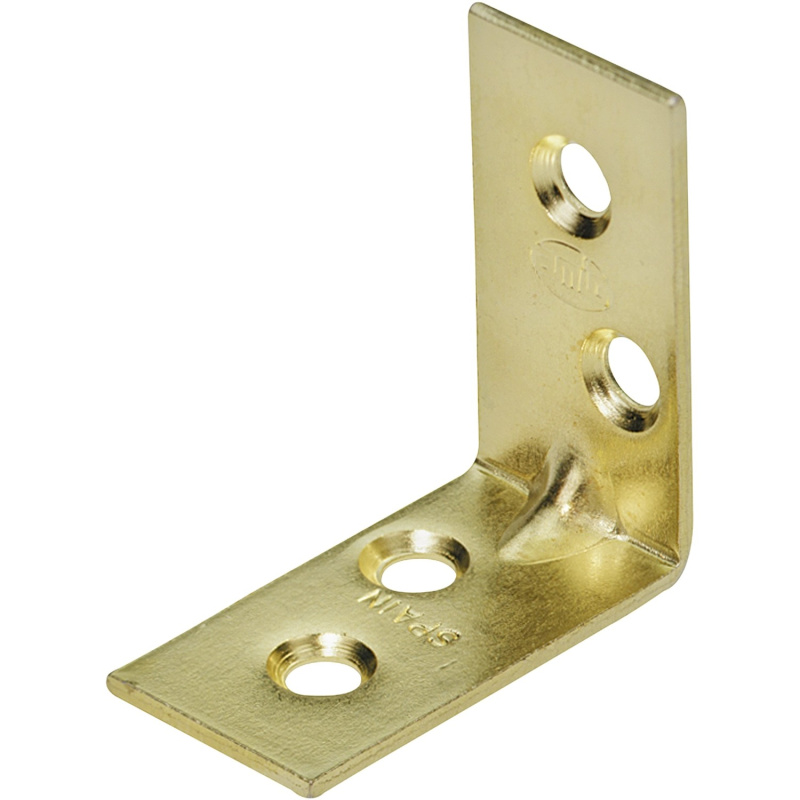 Hettich Spojovací úhelník, pomosazený, 30 x 30 x 15 mm, 8 ks