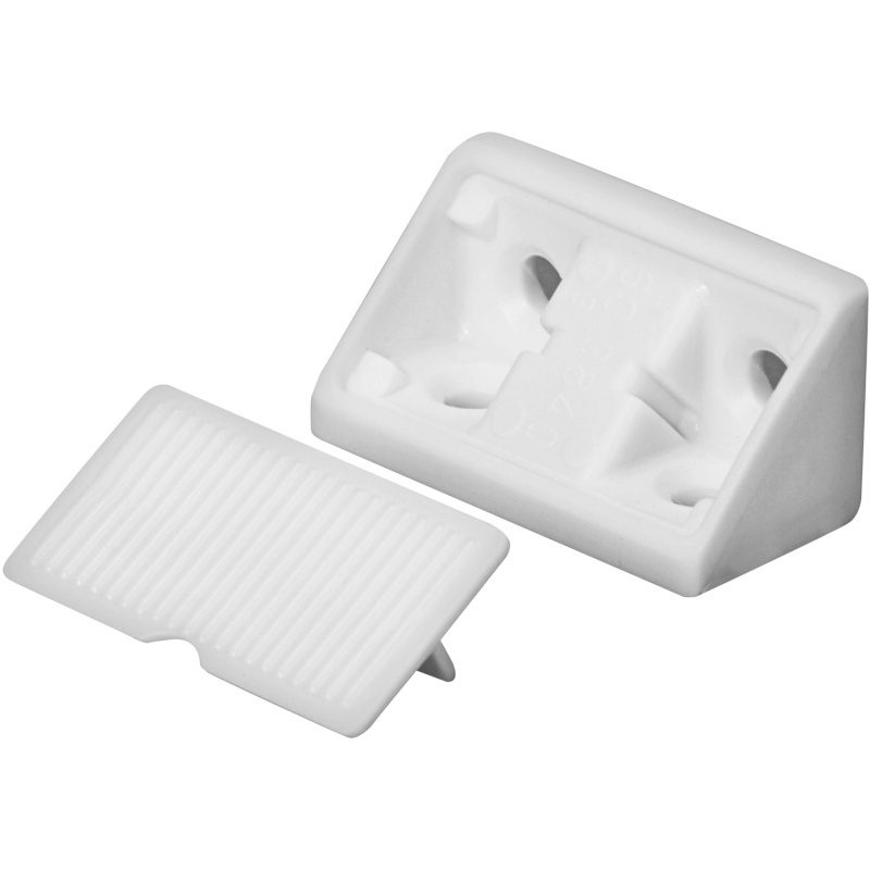 Hettich Univerzální plastová rohová spojka bílá, 4 ks