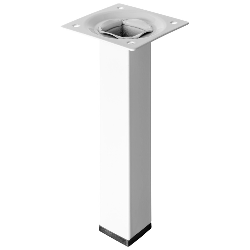 Hettich Noha stolu, bílá, 150 x 25 x 25 mm