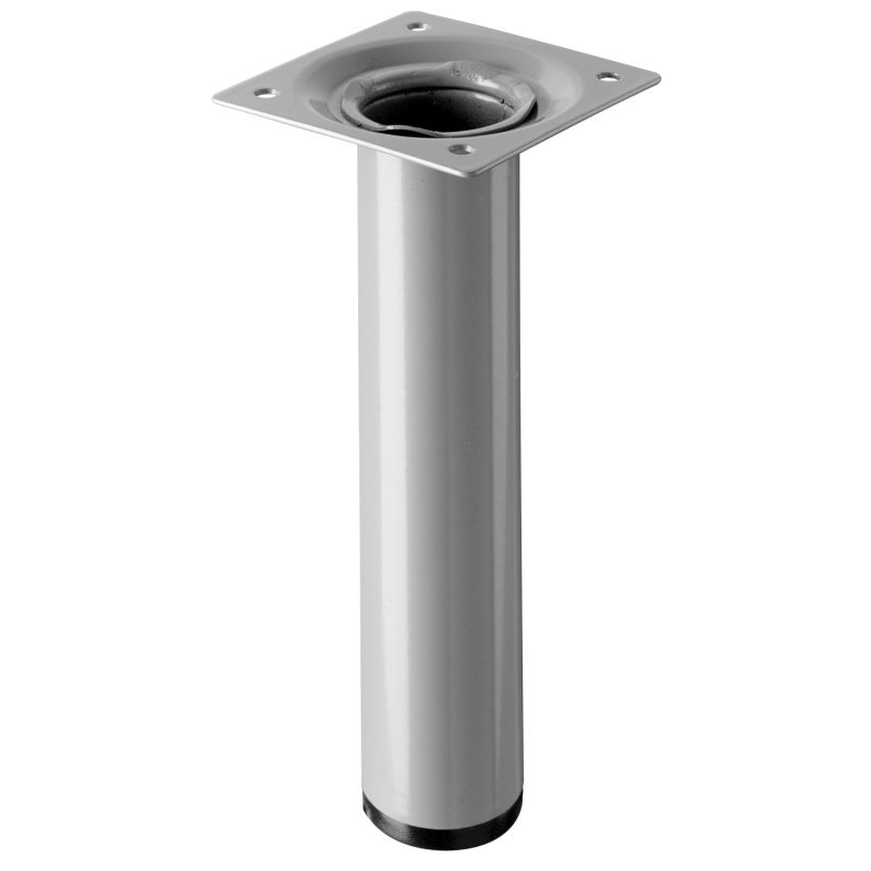 Hettich Nábytková noha kulatá, vzhled hliníku, pr. 30 x 150 mm