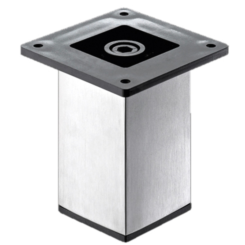 Hettich Nábytková noha 50 x 50 x 100 mm vzhled nerezové oceli