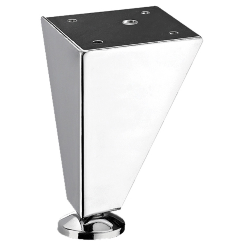 Hettich Nábytková noha Gaja 70 x 70 x 100 mm vzhled nerezové oceli