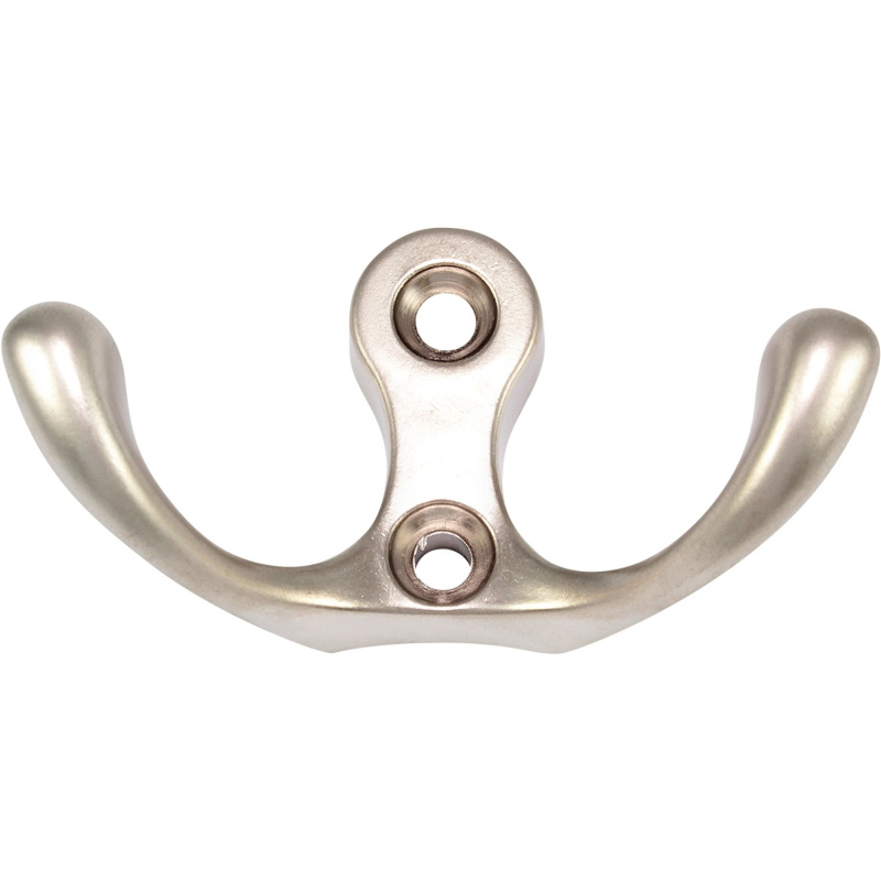 Hettich Nástěnný háček na kabáty Classic 8, zinek poniklovaný, 58 x 31 x 29 mm