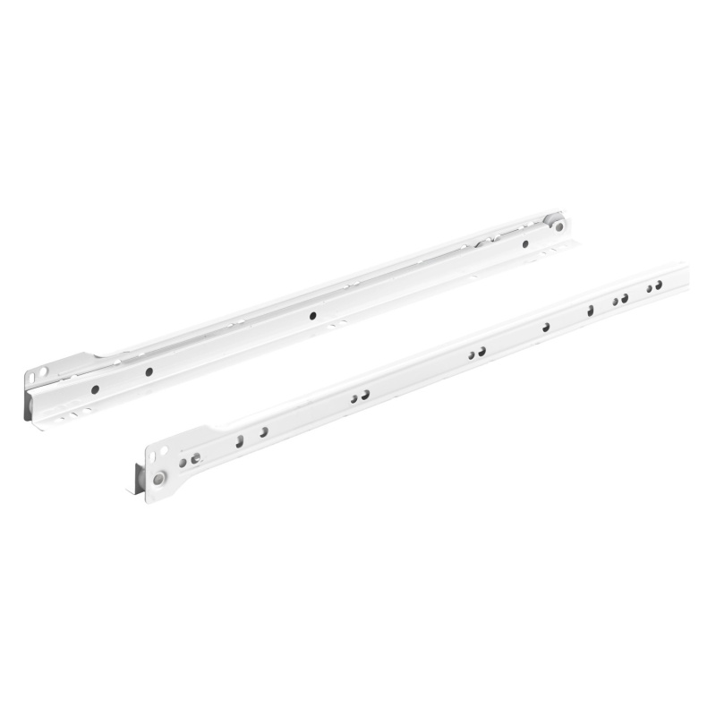 Hettich Částečný rolničkový výsuv FR 302, 12 kg, bílá, 450 mm