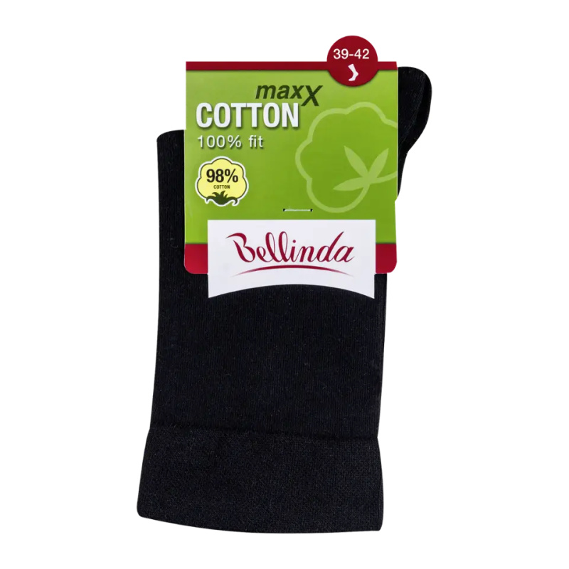 Bellinda COTTON MAXX vel. 39/42 dámské ponožky 1 pár černé