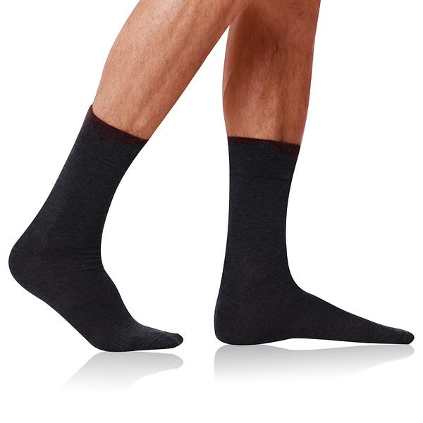 Bellinda COTTON MAXX vel. 39/42 pánské ponožky 1 pár šedé