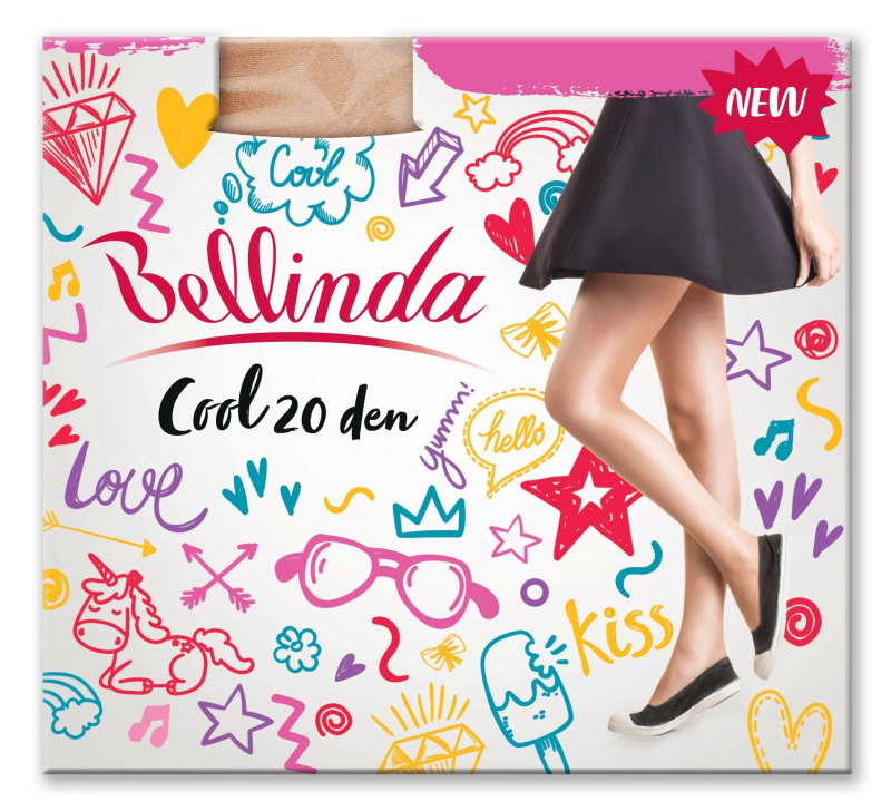 Dámské punčochové kalhoty COOL 20 DEN - BELLINDA almond M