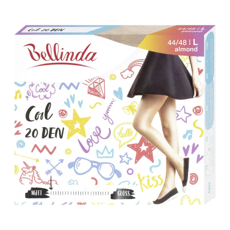 COOL 20 DEN - Módní punčochové kalhoty - almond L