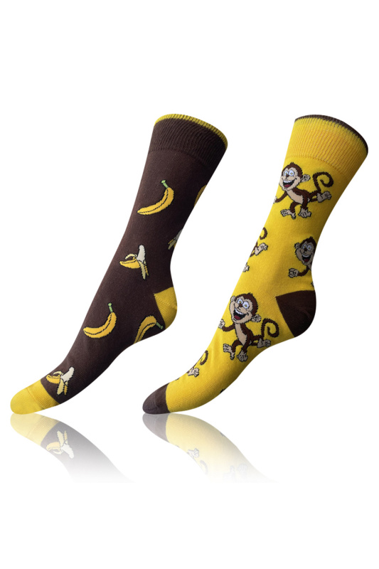 Ponožky Bellinda Crazy Socks BE491004-306 3-pack Barva: Šedá, Velikost: 39-42