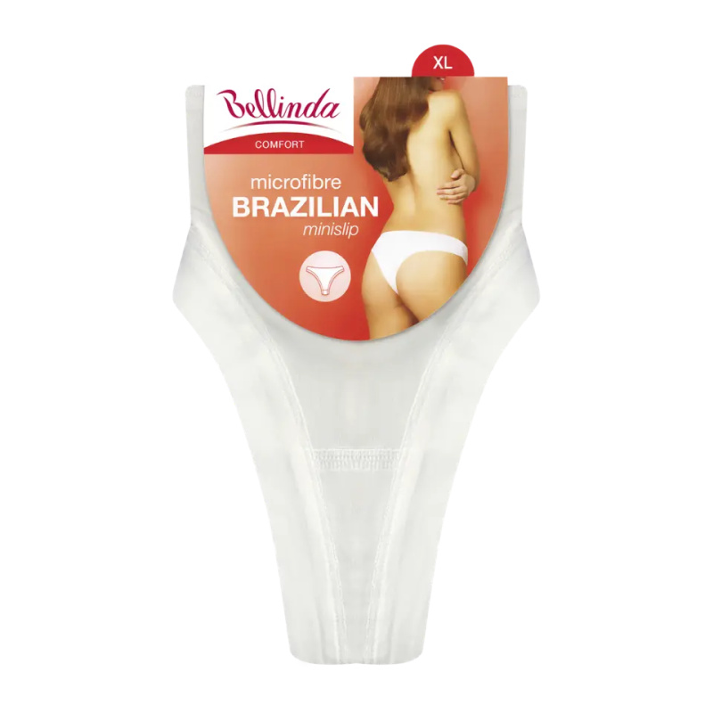 Dámské kalhotky brazilky Bellinda bílé (BU812882-030) XL