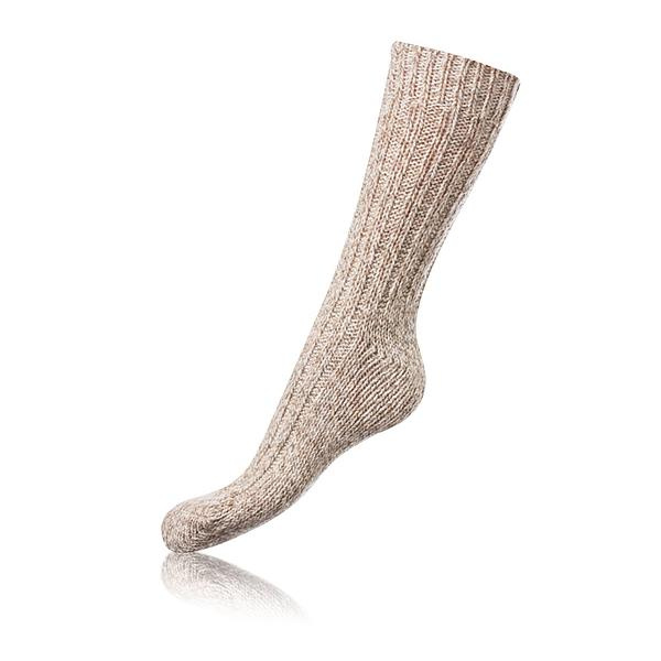 Bellinda NORWEGIAN teplé ponožky vel. 43/46 1 pár béžové