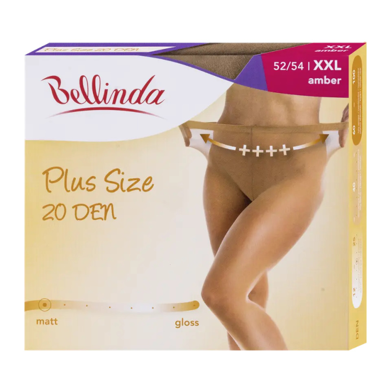 Dámské silonové punčochy Bellinda béžové (290012-230) XXL