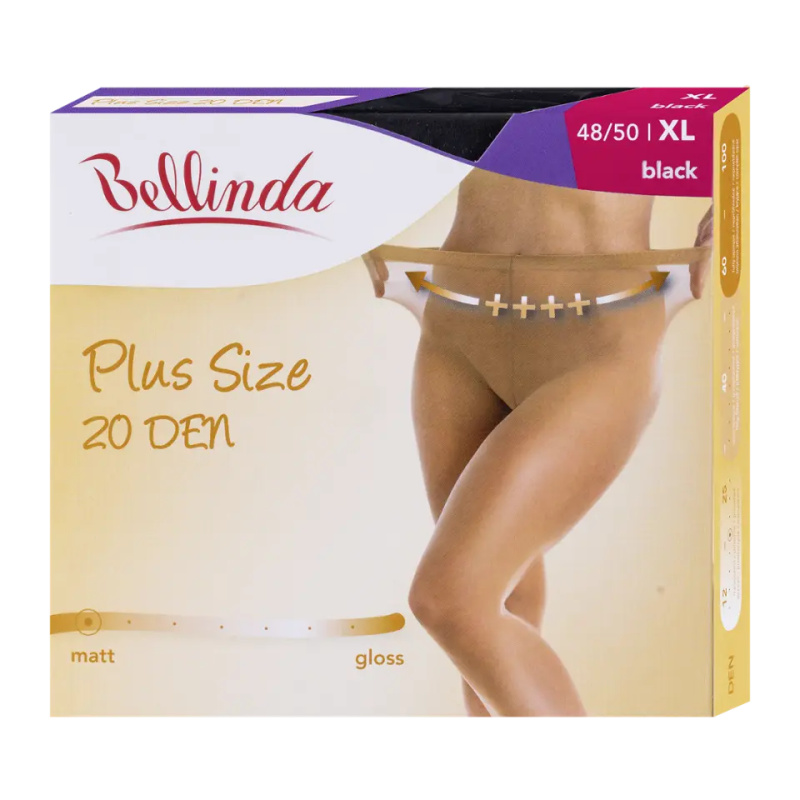 Dámské silonové punčochy Bellinda černé (290012-094) XL