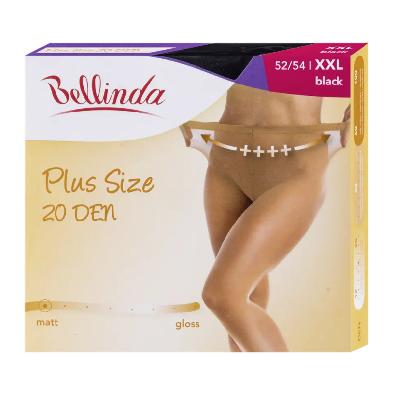 Dámské silonové punčochy Bellinda černé (290012-094) XXL