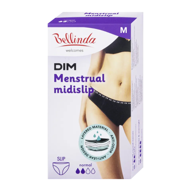 Dámské kalhotky Bellinda menstruační černé (BU812840-094) M
