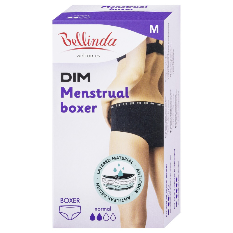 Dámské kalhotky DIM menstruační černé (BU812420-094) M