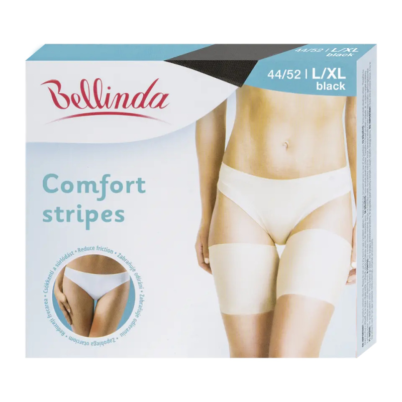 Bellinda Ochranné pásy na stehna vel. L/XL 1 pár černé