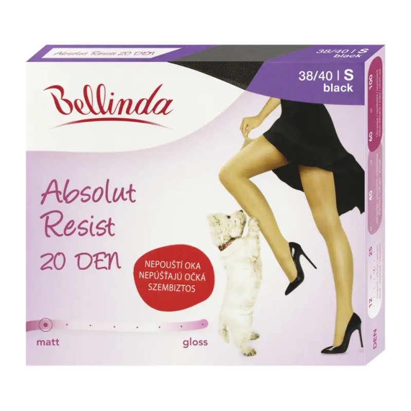 Dámské silonové punčochy Bellinda černé (225923-094) S