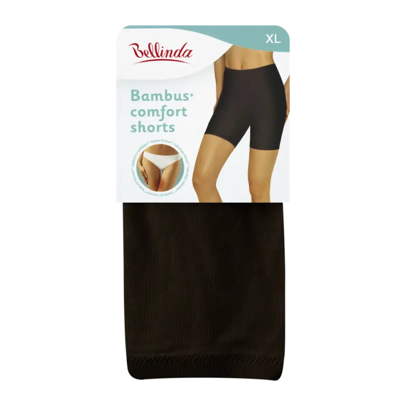 Bellinda BAMBUS Comfort Shorts vel. XL dámské spodní šortky černé