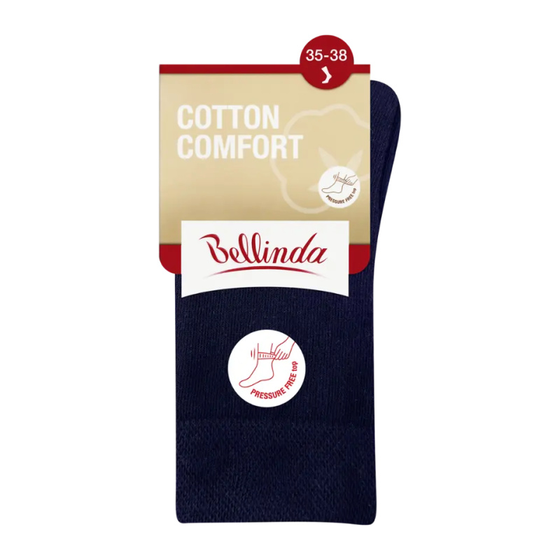 Bellinda Cotton Comfort vel. 35/38 dámské klasické ponožky 1 pár modré