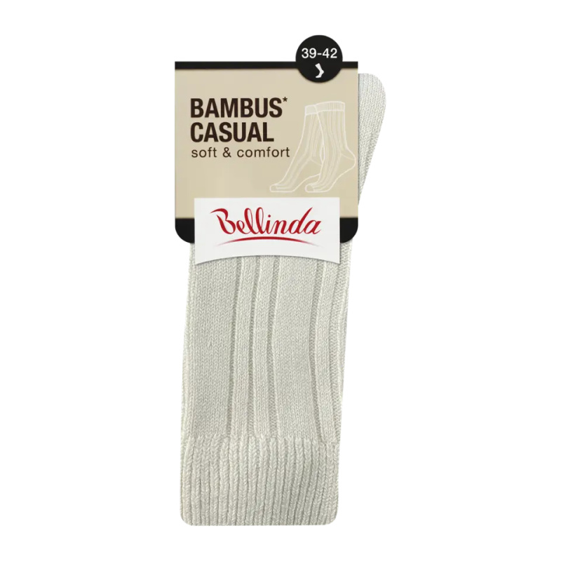 BAMBUS CASUAL SOCKS - Zimní bambusové ponožky - béžová 39 - 42