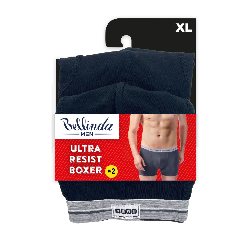 2PACK pánské boxerky Bellinda černé (BU848318-457) XL, trenky / trenýrky